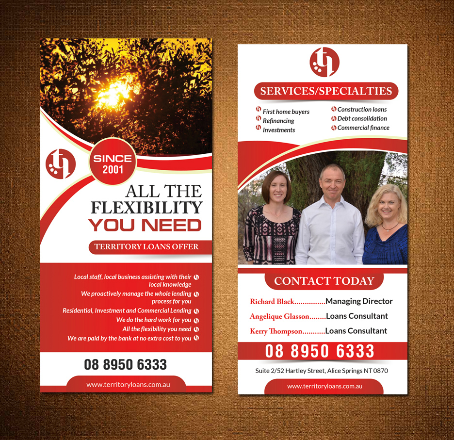 Flyer Design by creative.bugs for Territory Loans | Design #11918318