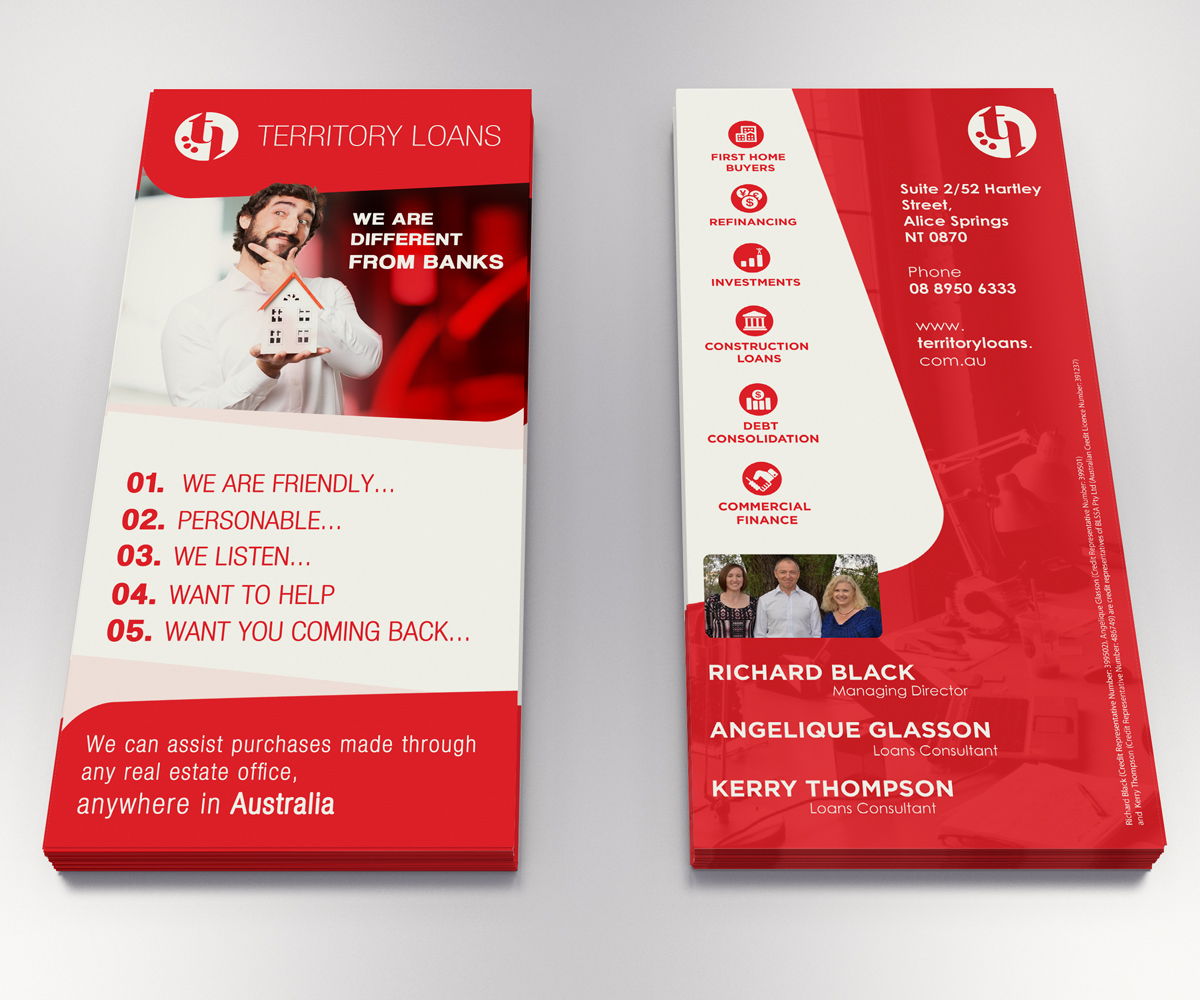 Flyer Design by Mediainfy for Territory Loans | Design #12007480