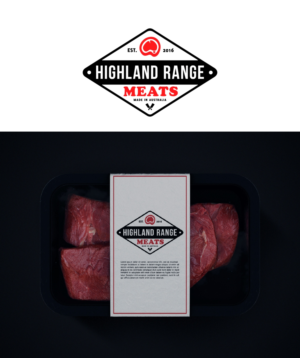 Highland Range Meats | Logo Design by StalkerV