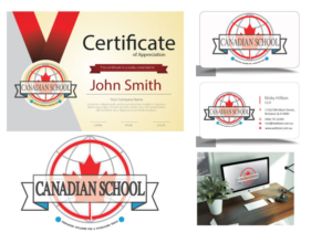 Logo Design by Cherry Creations for Escola Canadense de Niterói | Design: #12012837