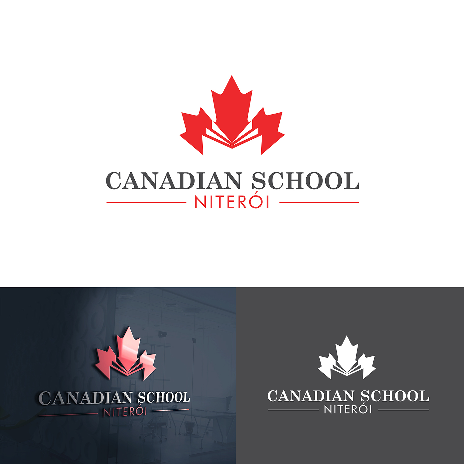 Logo Design by Black Graphic for Escola Canadense de Niterói | Design: #12148498