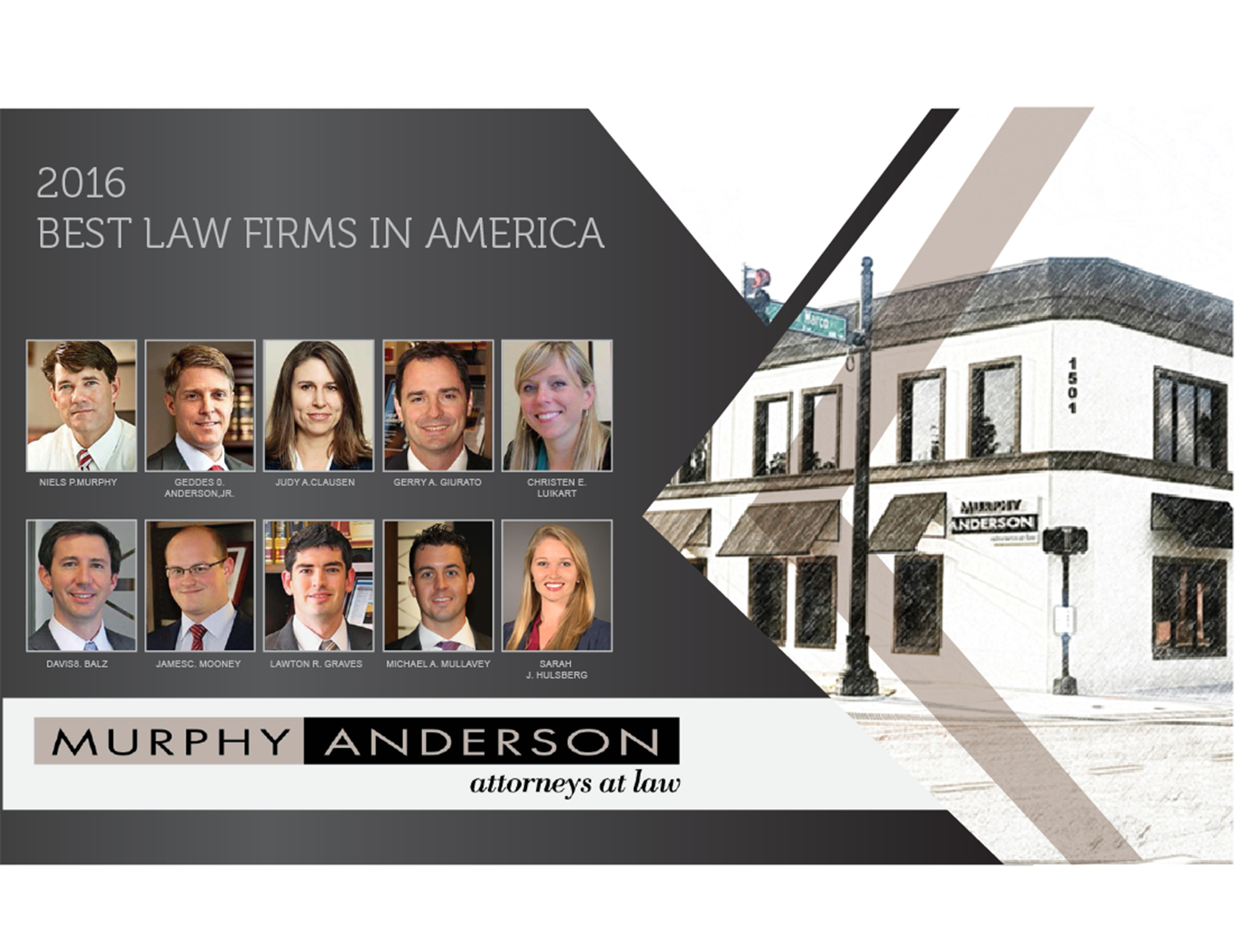 Graphic Design by alex989 for Murphy & Anderson, P.A. | Design #11979906