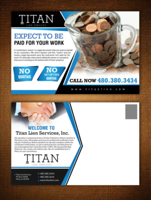 Postcard Design by creative.bugs for CreditSuppliers | Design: #11930053