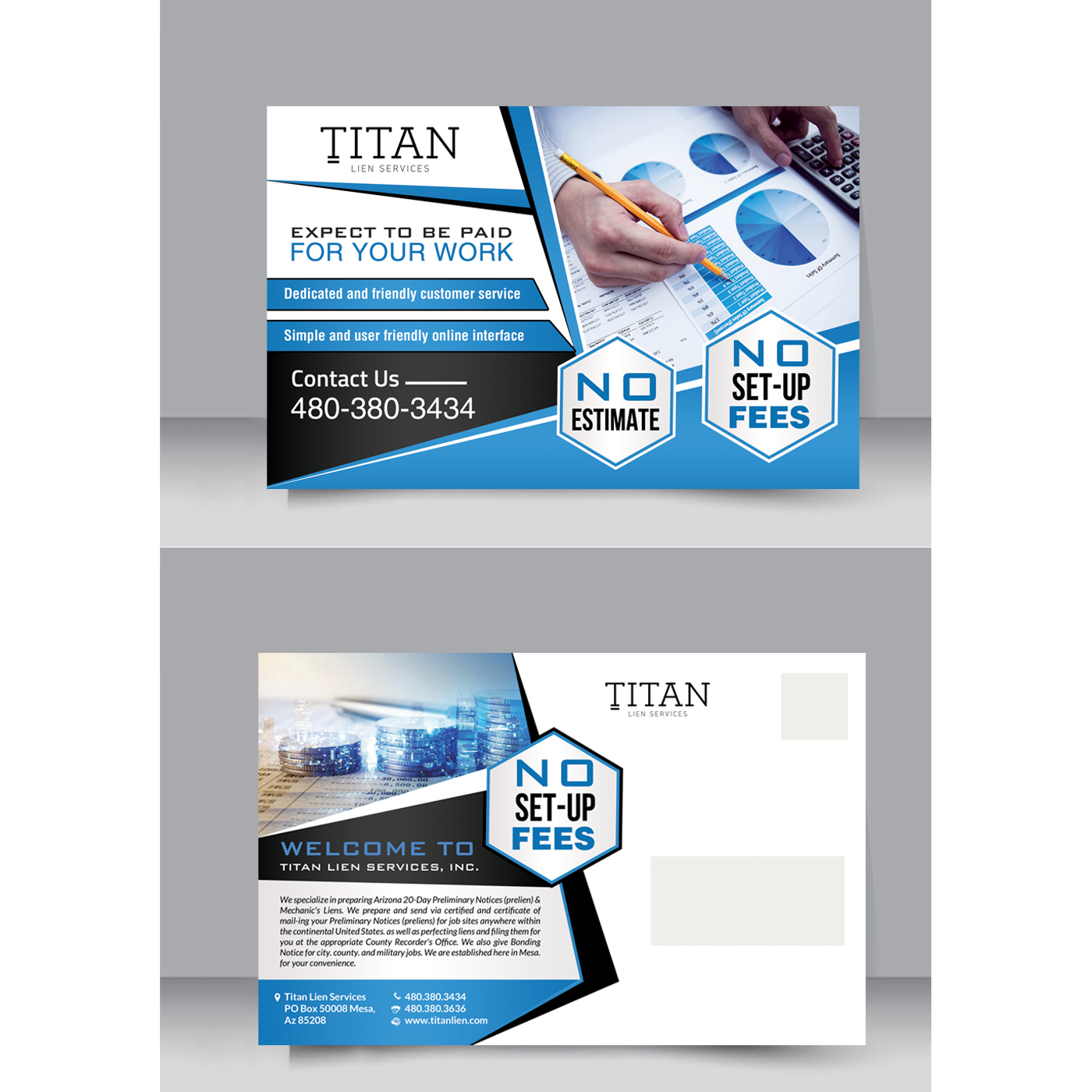 Design de Carte Postale par creative.bugs pour CreditSuppliers | Design #11944029