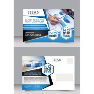 Postcard Design by creative.bugs for CreditSuppliers | Design: #11944029