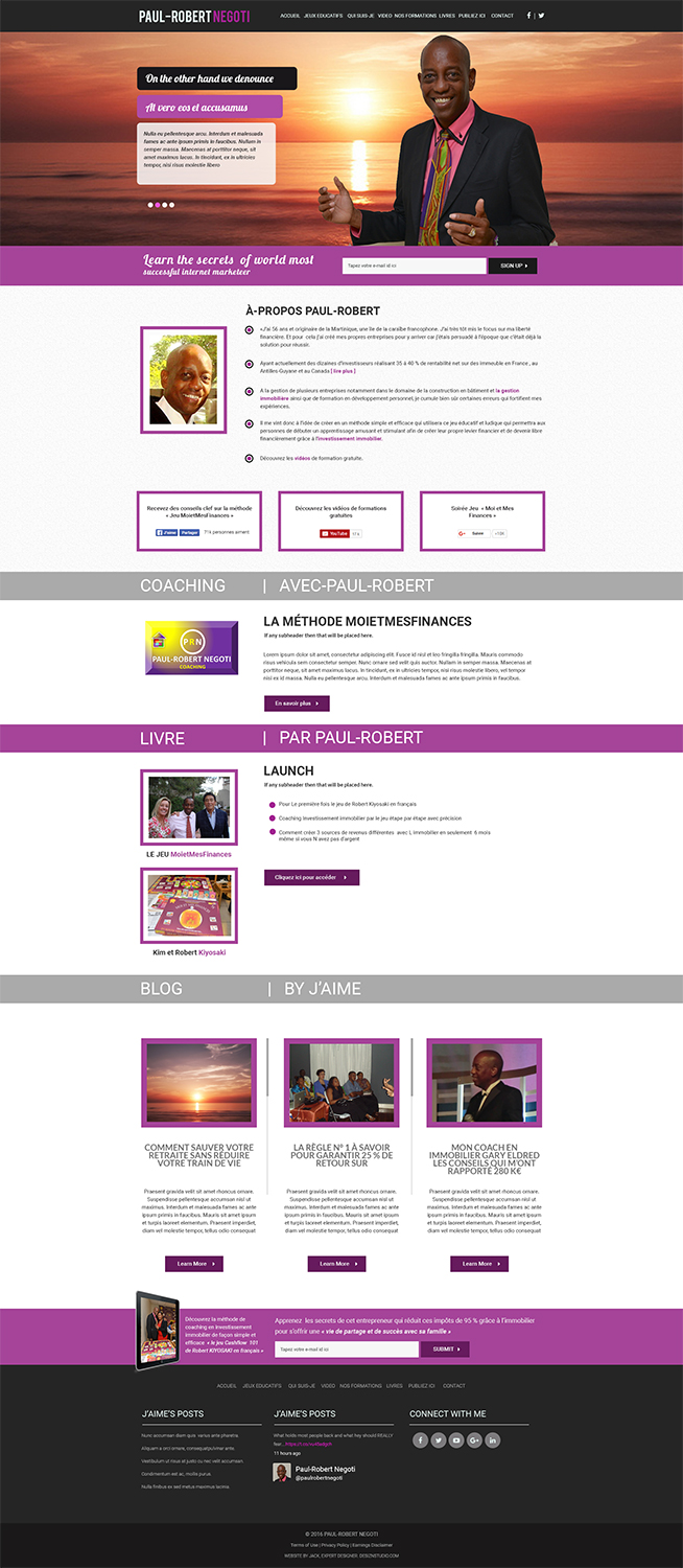 Web Design by Expert Designer for Positive impact | Design #12168322