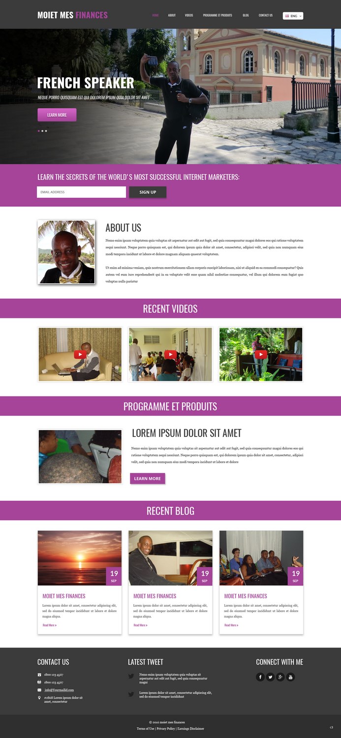 Web Design par pb pour Positive impact | Design #12107620