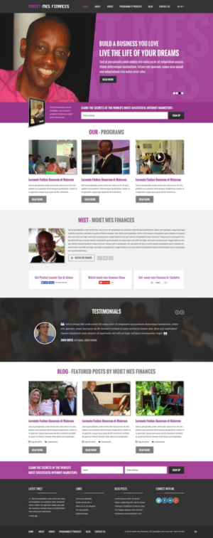 Web Design par pb pour Positive impact | Design : #12120424