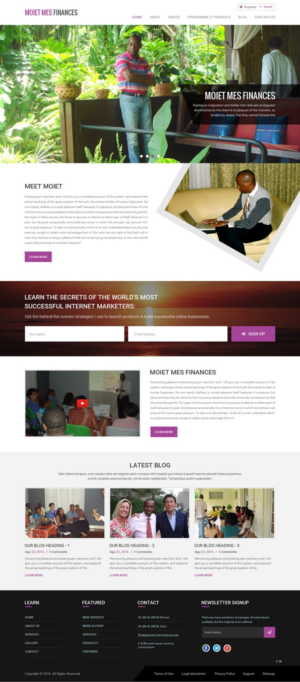 Web Design par pb pour Positive impact | Design : #12120427