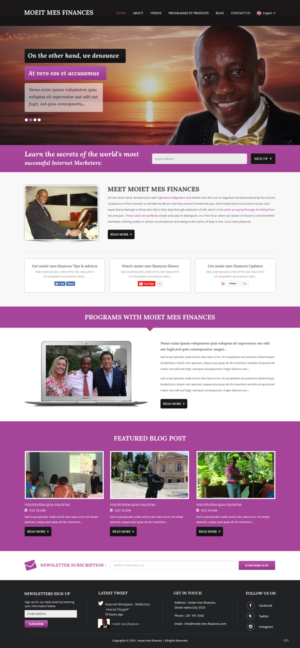 Web Design par pb pour Positive impact | Design : #12131678