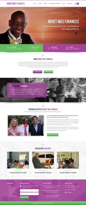 Web Design par pb pour Positive impact | Design : #12131679
