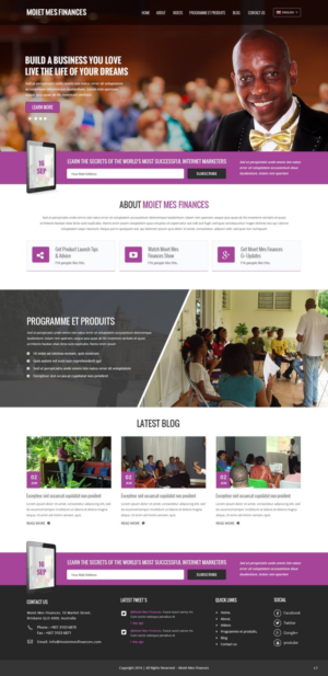 Web Design par pb pour Positive impact | Design : #12142330