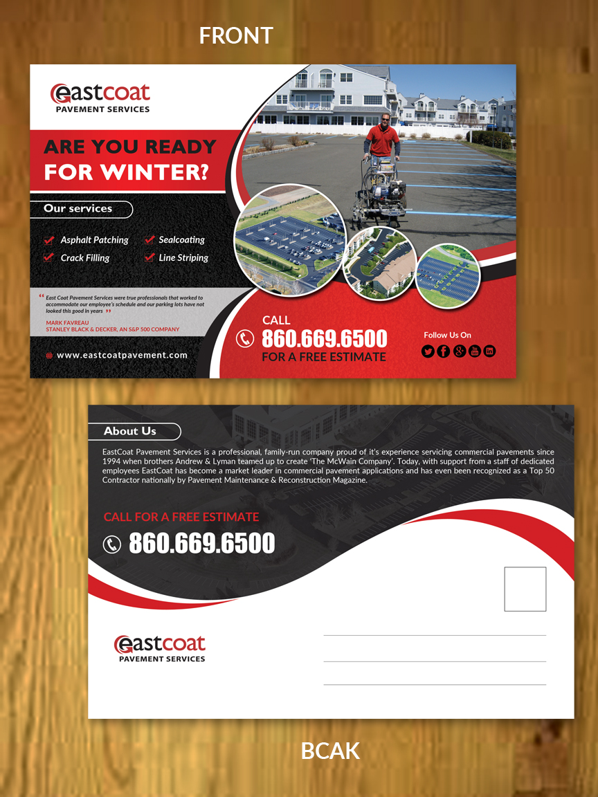 Postcard Design by innovative earth for this project | Design #11938650