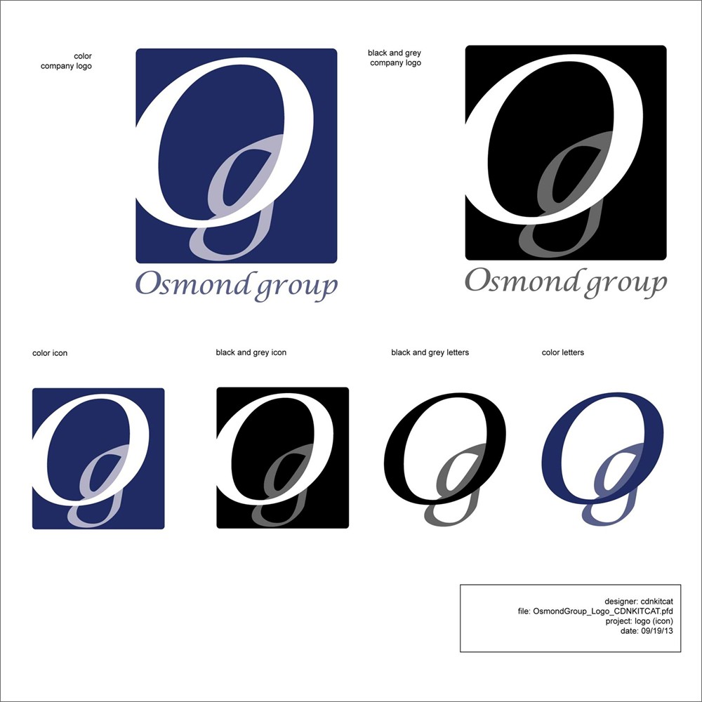 Logo-Design von CDNKITCAT für Osmond Group Inc. | Design #2390125