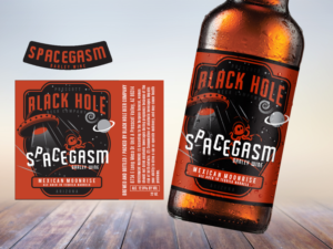 Beer Label Design for Black Hole Beer Company | Etikett-Design von Studio 17