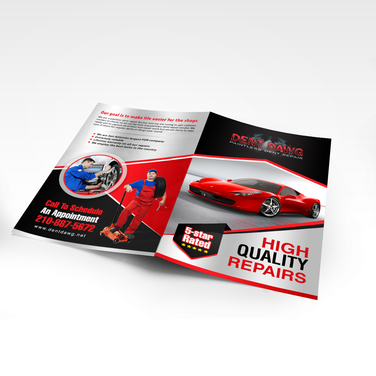 Design de Brochure par debdesign pour Dent Dawg | Design #11940397