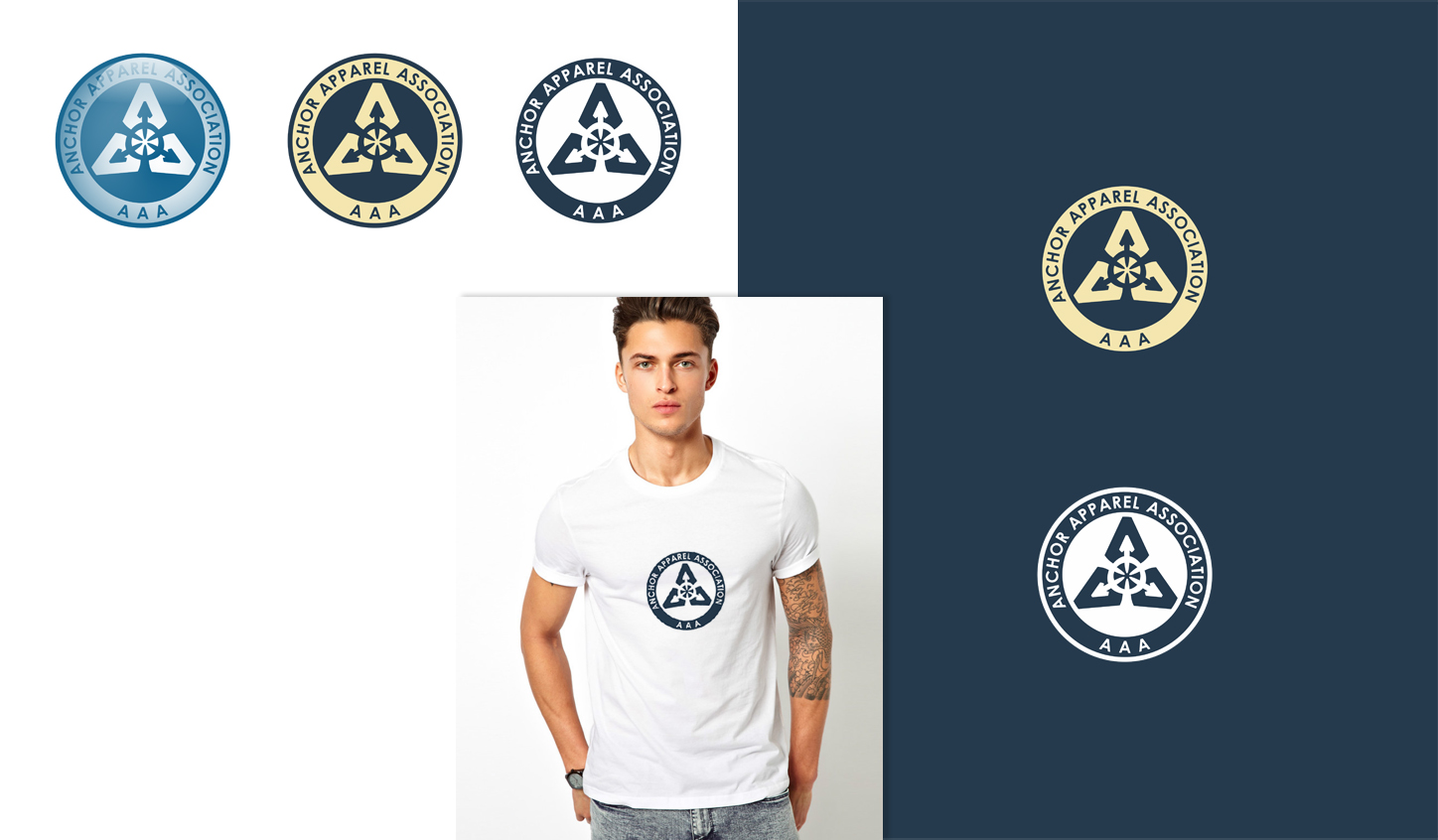 Logo Design by petowesd for Anchor Apparel Assocation  | Design #12037768