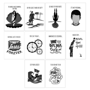Ilustrations for a sattire on work place dynamics