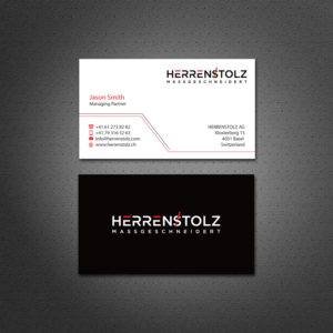 Stationery Design by Dezero for HERRENSTOLZ AG | Design: #11964337
