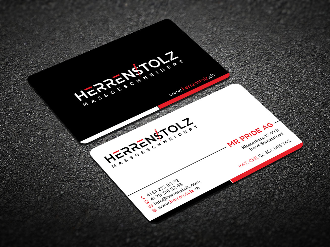 Stationery Design by Verified artistry for HERRENSTOLZ AG | Design #11970830