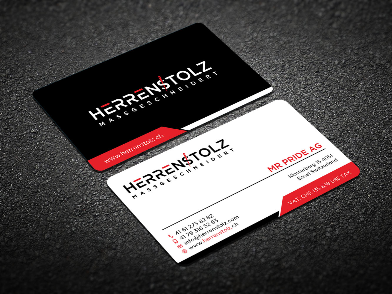 Stationery Design by Verified artistry for HERRENSTOLZ AG | Design #11970832