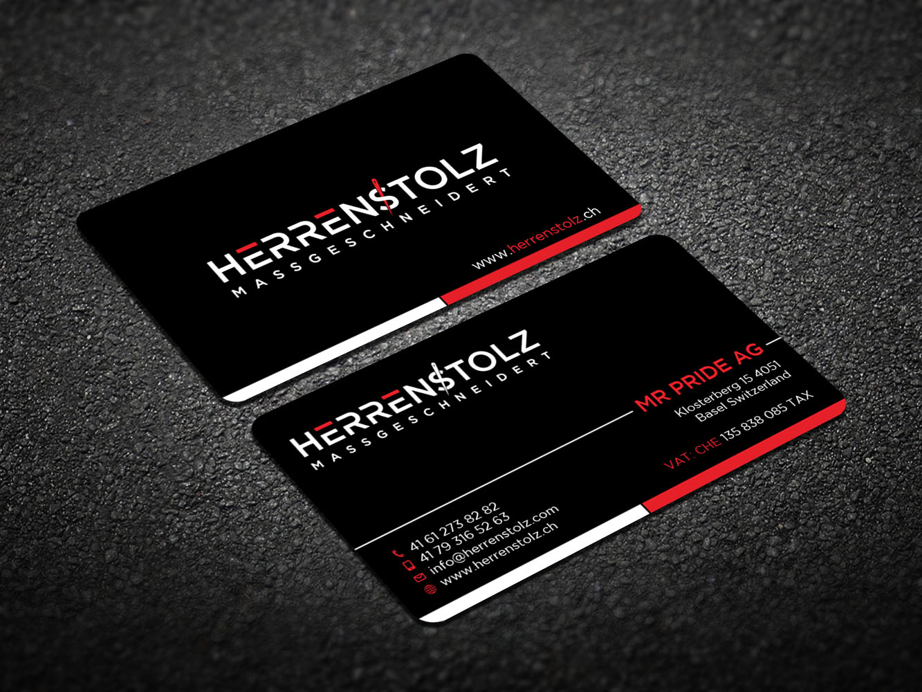 Stationery Design by Verified artistry for HERRENSTOLZ AG | Design #11970833
