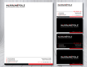 Stationery Design by Verified artistry for HERRENSTOLZ AG | Design: #11970834