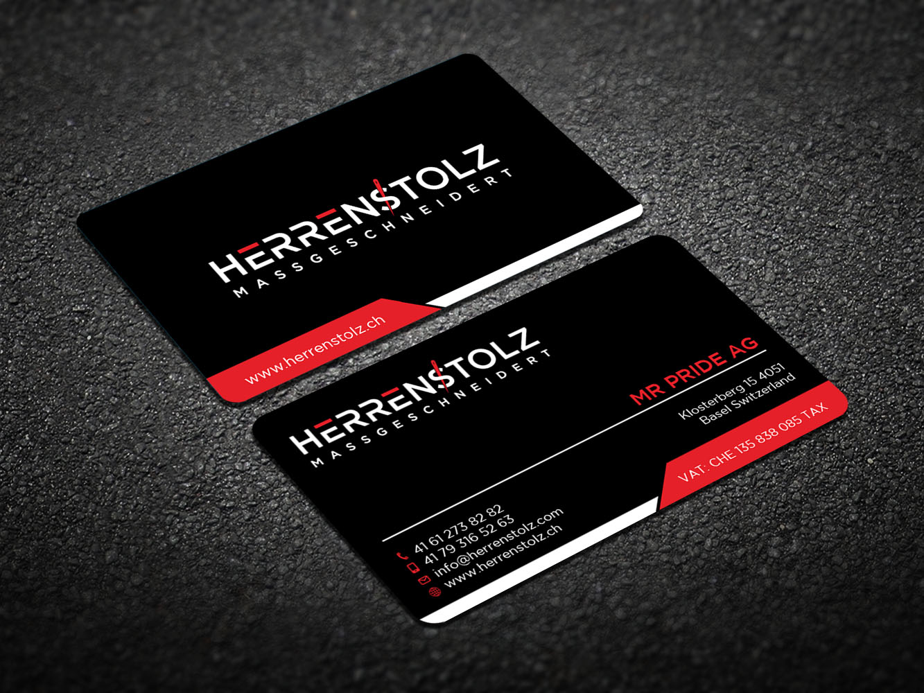 Stationery Design by Verified artistry for HERRENSTOLZ AG | Design #11970842