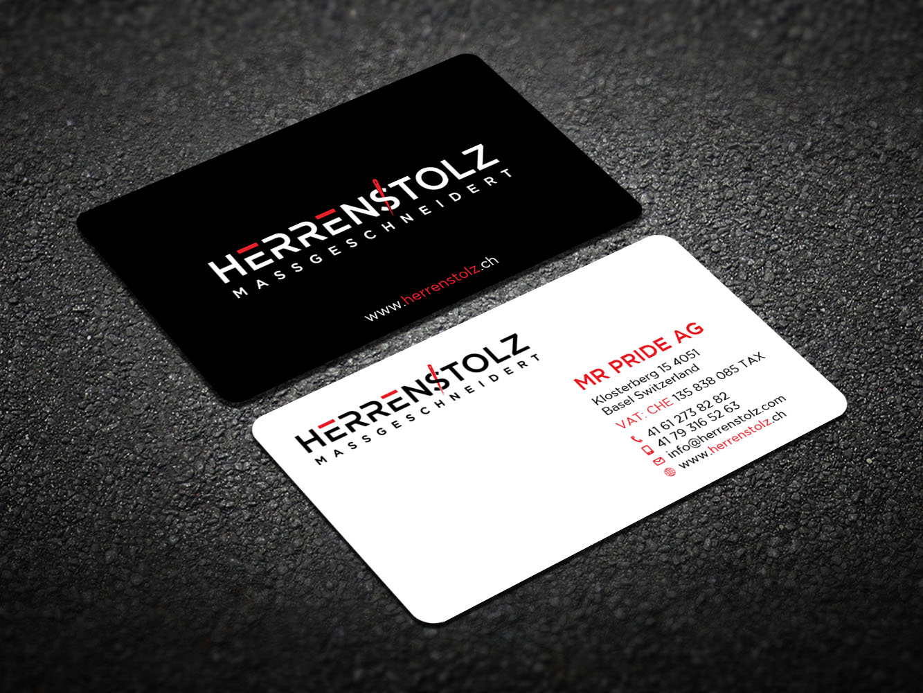 Stationery Design by Verified artistry for HERRENSTOLZ AG | Design #11970845