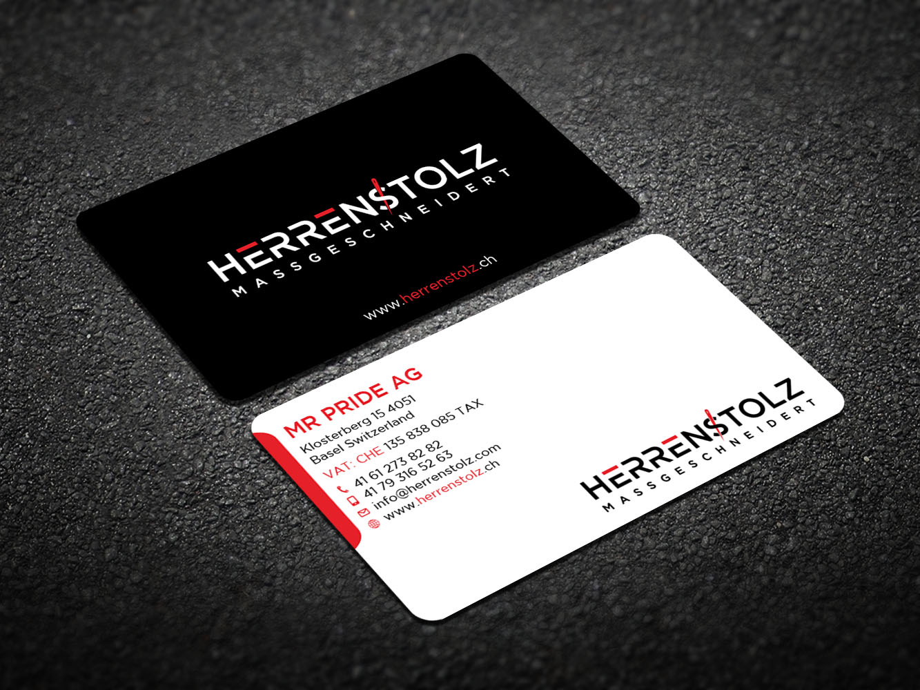 Stationery Design by Verified artistry for HERRENSTOLZ AG | Design #11970848