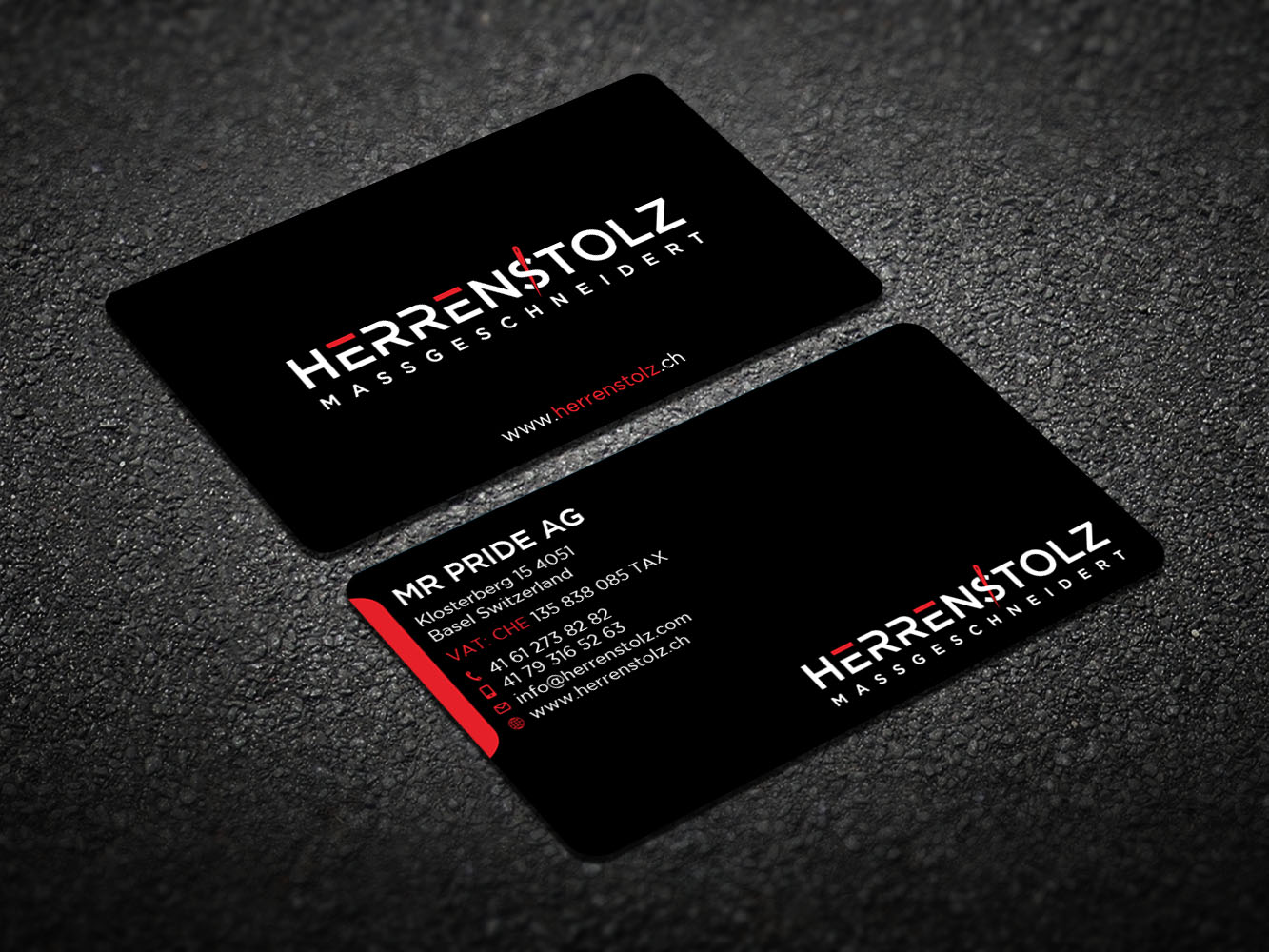 Stationery Design by Verified artistry for HERRENSTOLZ AG | Design #11970849