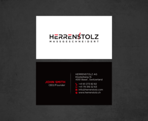 Stationery Design by chandrayaan.creative for HERRENSTOLZ AG | Design: #11938802