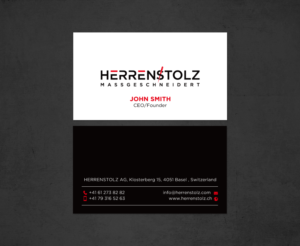 Stationery Design by chandrayaan.creative for HERRENSTOLZ AG | Design: #11938803