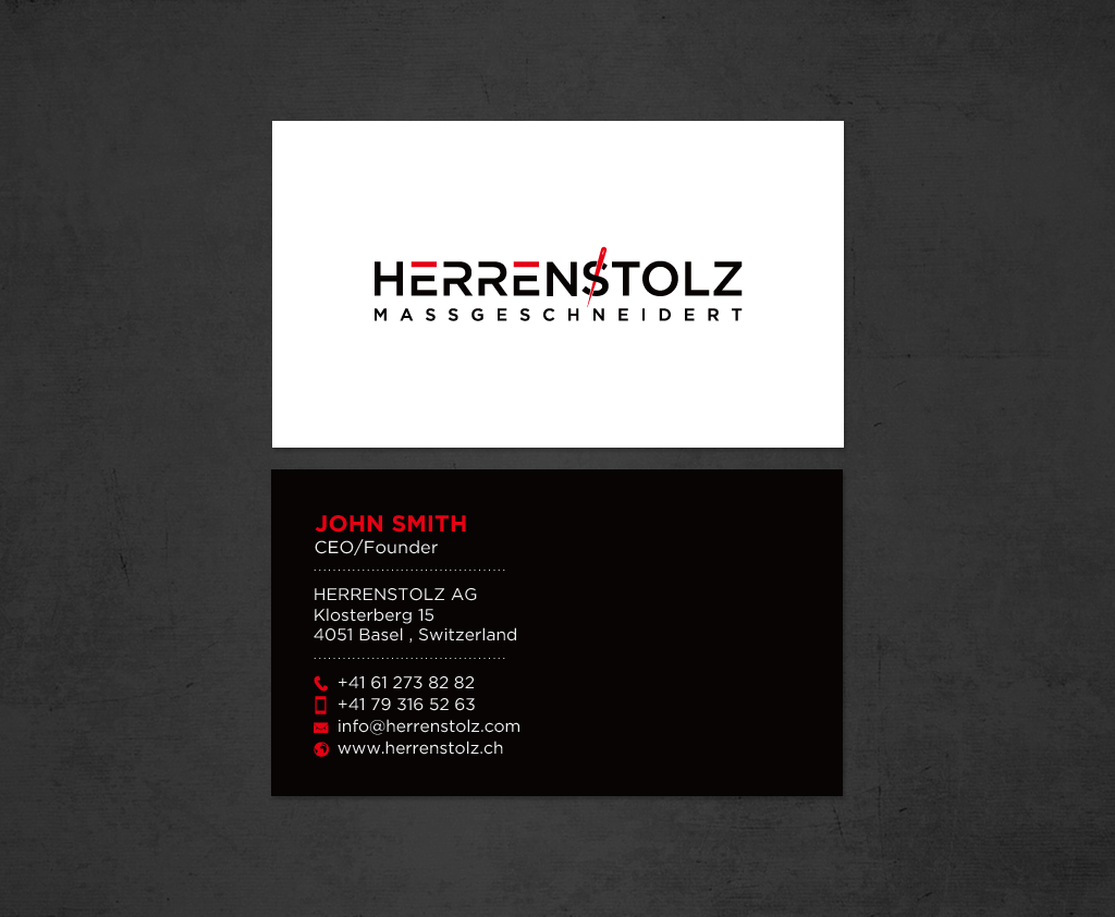 Stationery Design by chandrayaan.creative for HERRENSTOLZ AG | Design #11938804