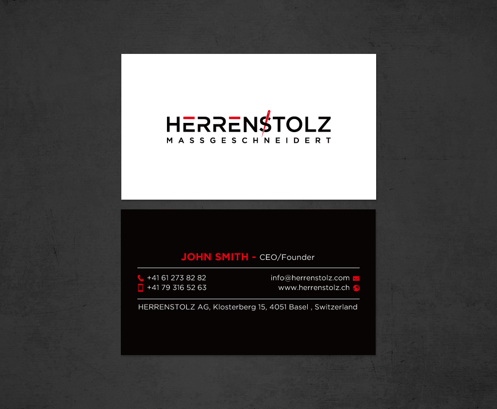 Stationery Design by chandrayaan.creative for HERRENSTOLZ AG | Design #11938805