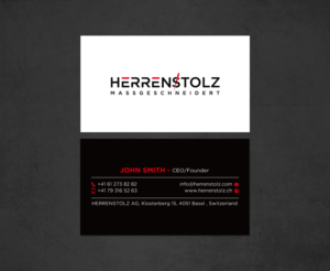 Stationery Design by chandrayaan.creative for HERRENSTOLZ AG | Design: #11938805