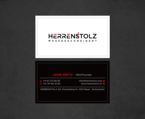 Stationery Design by chandrayaan.creative for HERRENSTOLZ AG | Design: #11938808