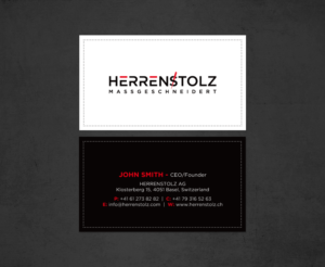 Stationery Design by chandrayaan.creative for HERRENSTOLZ AG | Design: #11938809