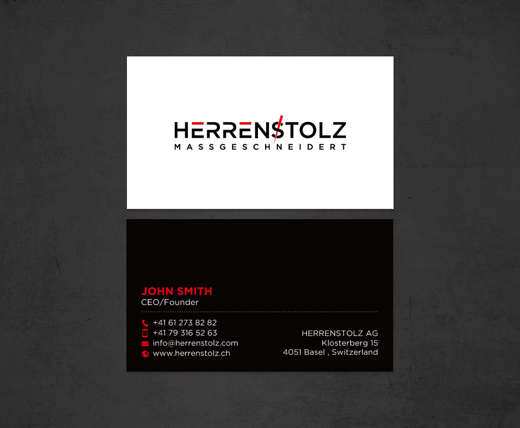 Stationery Design by chandrayaan.creative for HERRENSTOLZ AG | Design #11938811