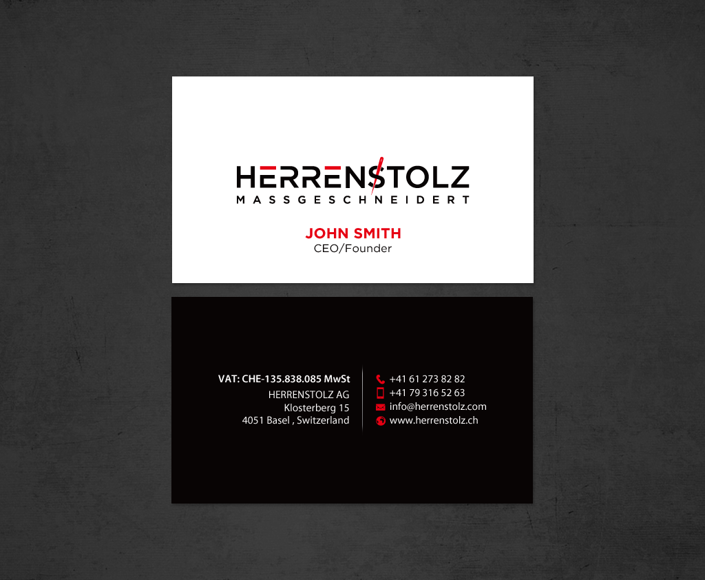 Stationery Design by chandrayaan.creative for HERRENSTOLZ AG | Design #11938812