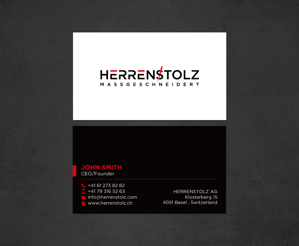Stationery Design by chandrayaan.creative for HERRENSTOLZ AG | Design #11938849