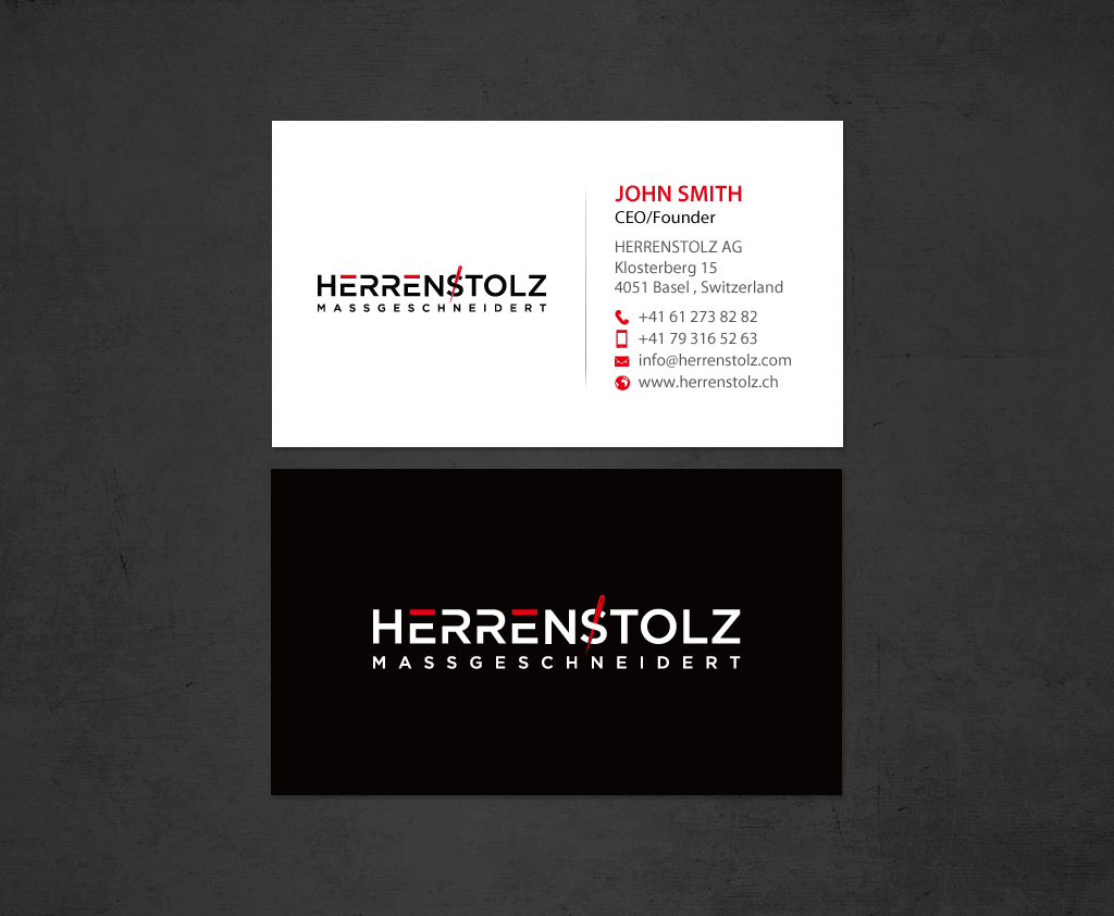 Stationery Design by chandrayaan.creative for HERRENSTOLZ AG | Design #11938852