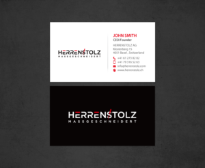 Stationery Design by chandrayaan.creative for HERRENSTOLZ AG | Design: #11938852