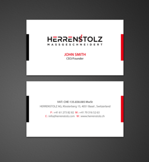 Stationery Design by chandrayaan.creative for HERRENSTOLZ AG | Design: #11942488
