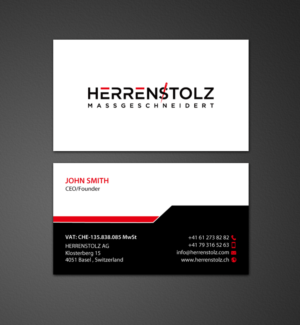 Stationery Design by chandrayaan.creative for HERRENSTOLZ AG | Design: #11942489