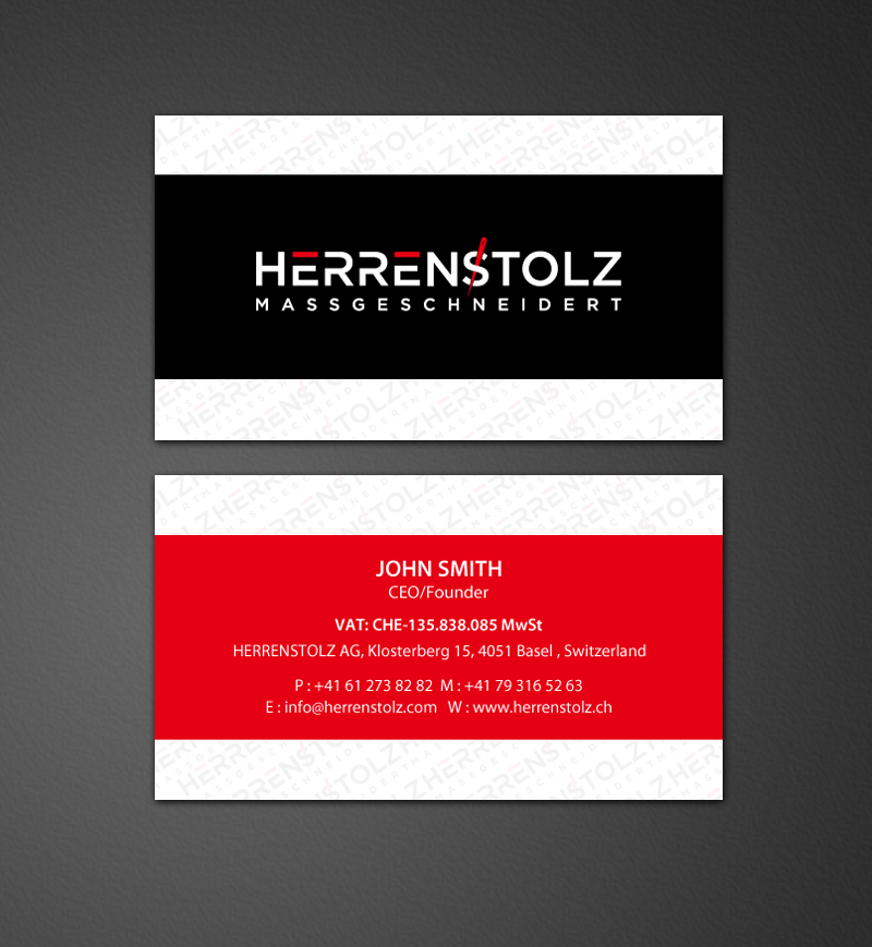 Stationery Design by chandrayaan.creative for HERRENSTOLZ AG | Design #11942490