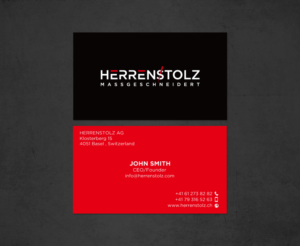 Stationery Design by chandrayaan.creative for HERRENSTOLZ AG | Design: #11942493