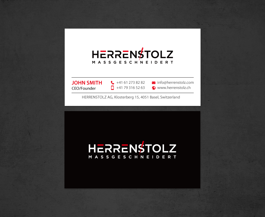 Stationery Design by chandrayaan.creative for HERRENSTOLZ AG | Design #11942494