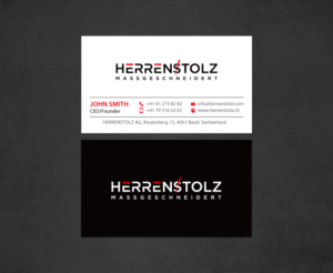 Stationery Design by chandrayaan.creative for HERRENSTOLZ AG | Design: #11942494