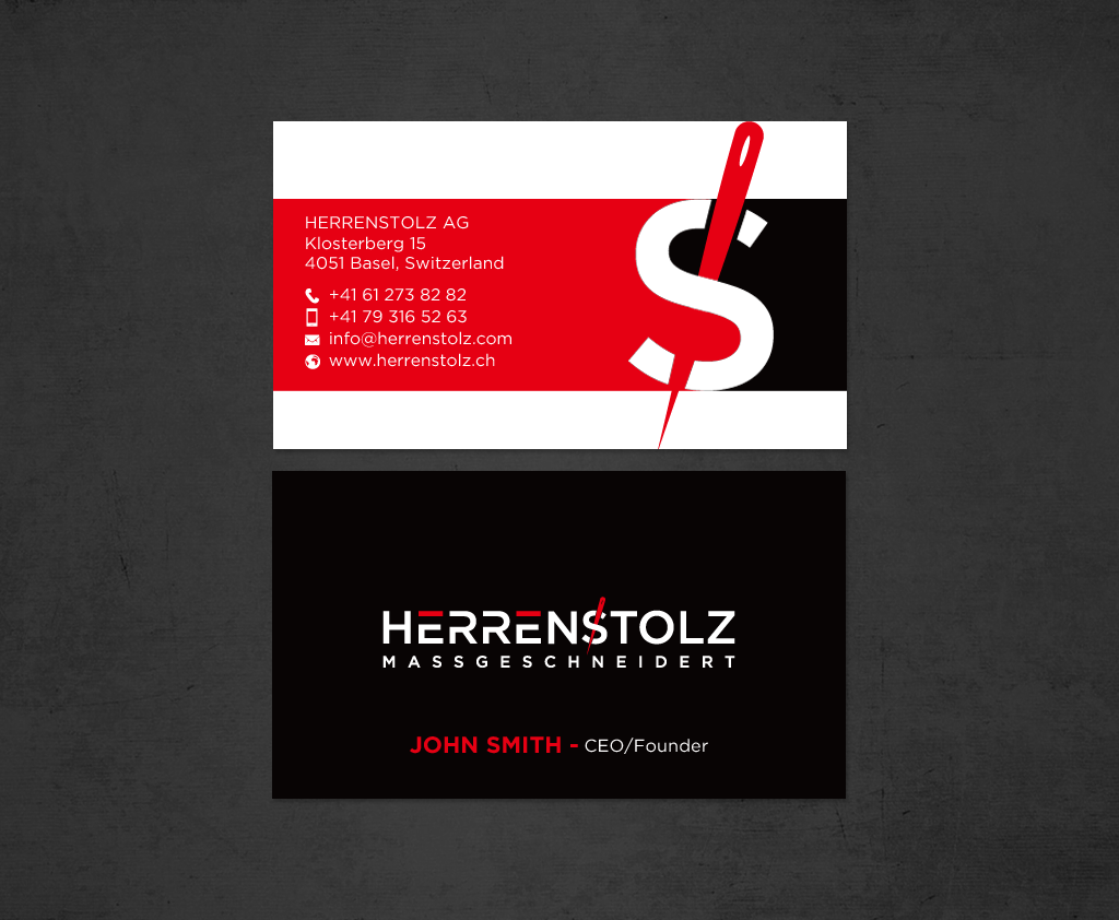 Stationery Design by chandrayaan.creative for HERRENSTOLZ AG | Design #11942496